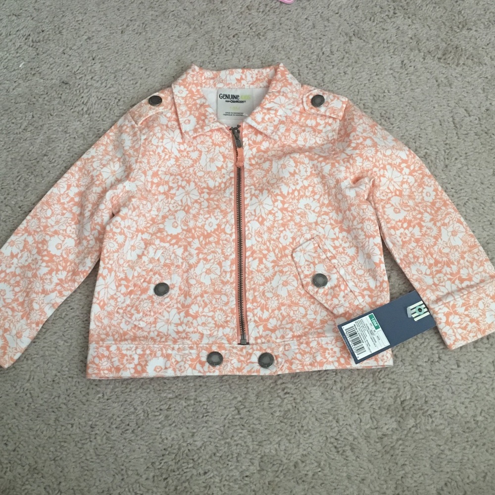 NWT Floral toddler jacket Size: 18M